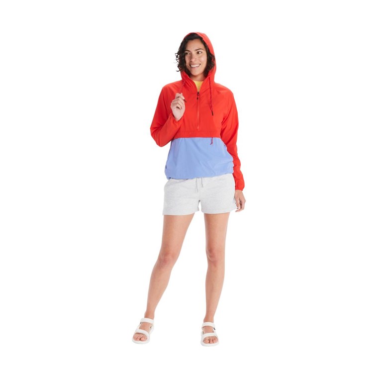 Marmot Campana Anorak Women Victory Red/Getaway Blue