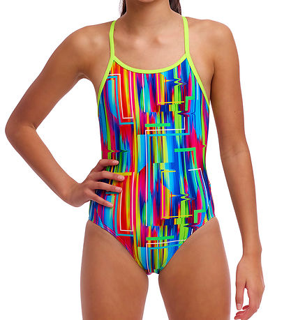 Funkita Badeanzug – Diamantrücken – UV50+ – The Glitch