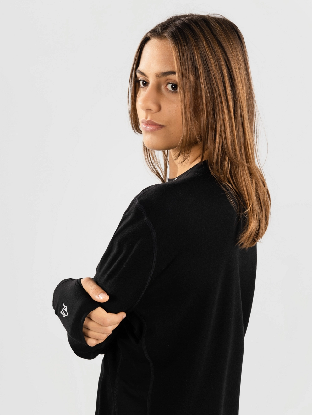 Woolf Merino Nibbi Performance Base Layer Top black
