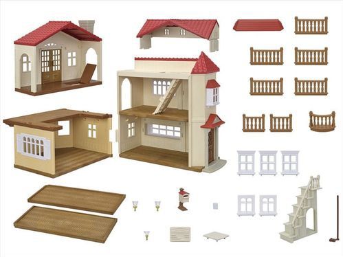 Sylvanian Families - Groot Poppenhuis met Geheime Speelkamer - Licht
