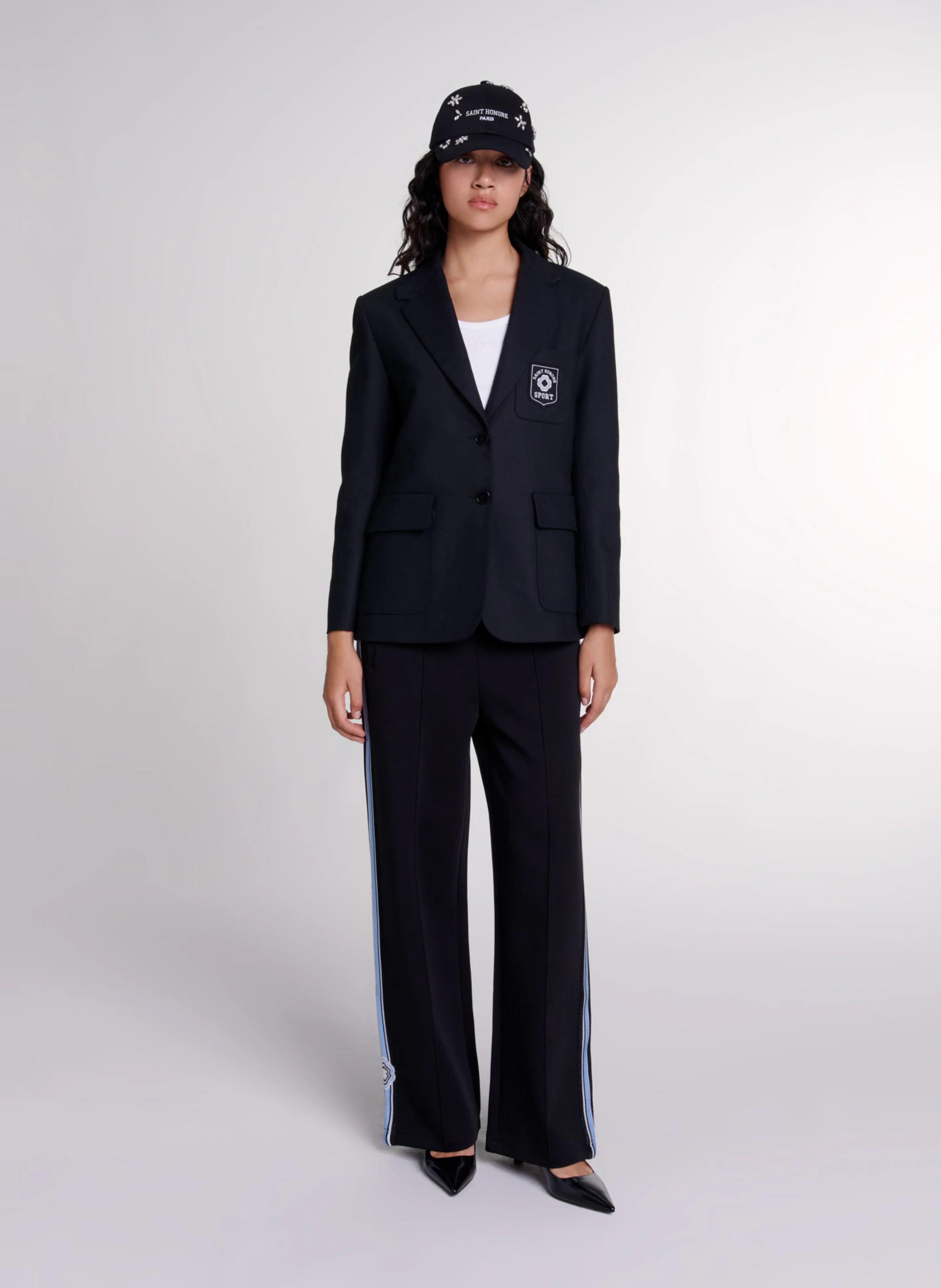 Veste de tailleur droite | Noir