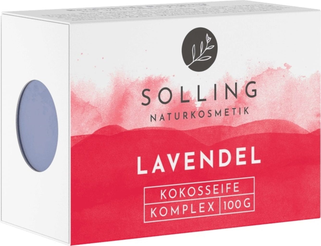 SOLLING Naturkosmetik  Lavendel Kokosseife, 100 g