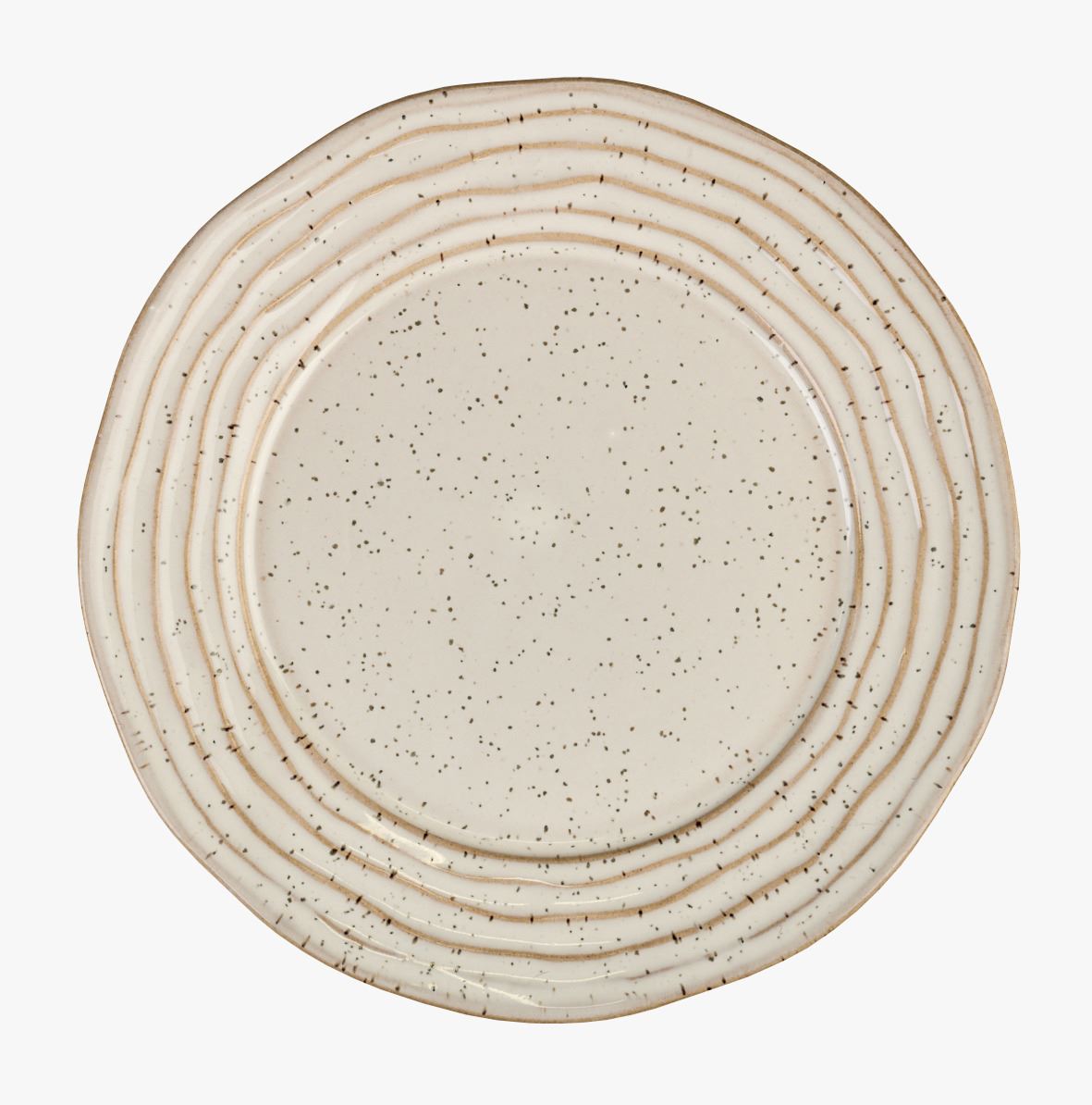 Frokosttallerken lys beige - ø 20