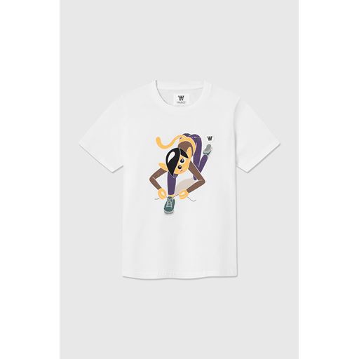 Wood Wood Mia Jogger T-shirt, Hvid, L