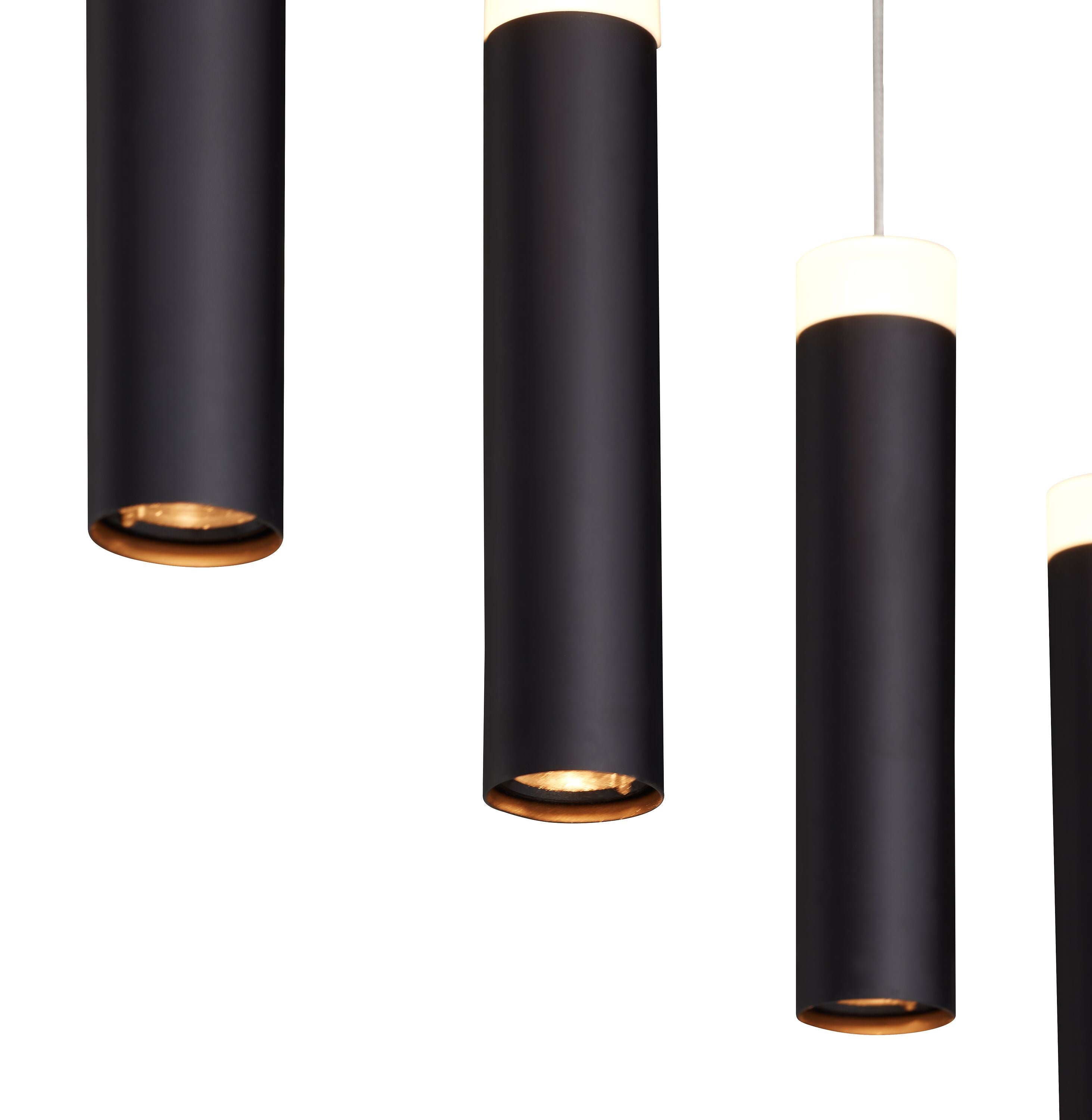 SORIA Hängeleuchte - Schwarz / B: 108.0 cm x T: 4.0 cm x H: 150.0 cm