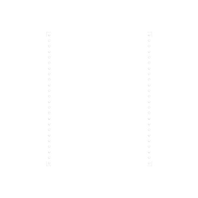 Exacompta - Papier listing blanc - 2000 feuilles 240 mm x 12