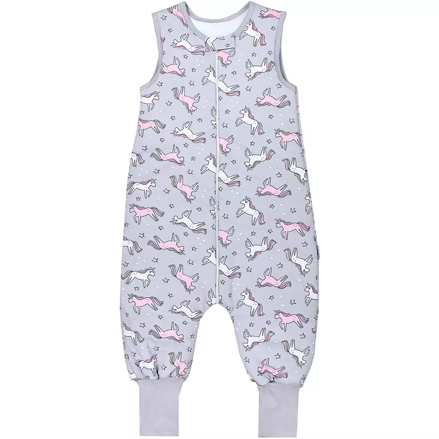 TupTam Winter Babyschlafsack mit Beinen 2,5 Tog graurosa