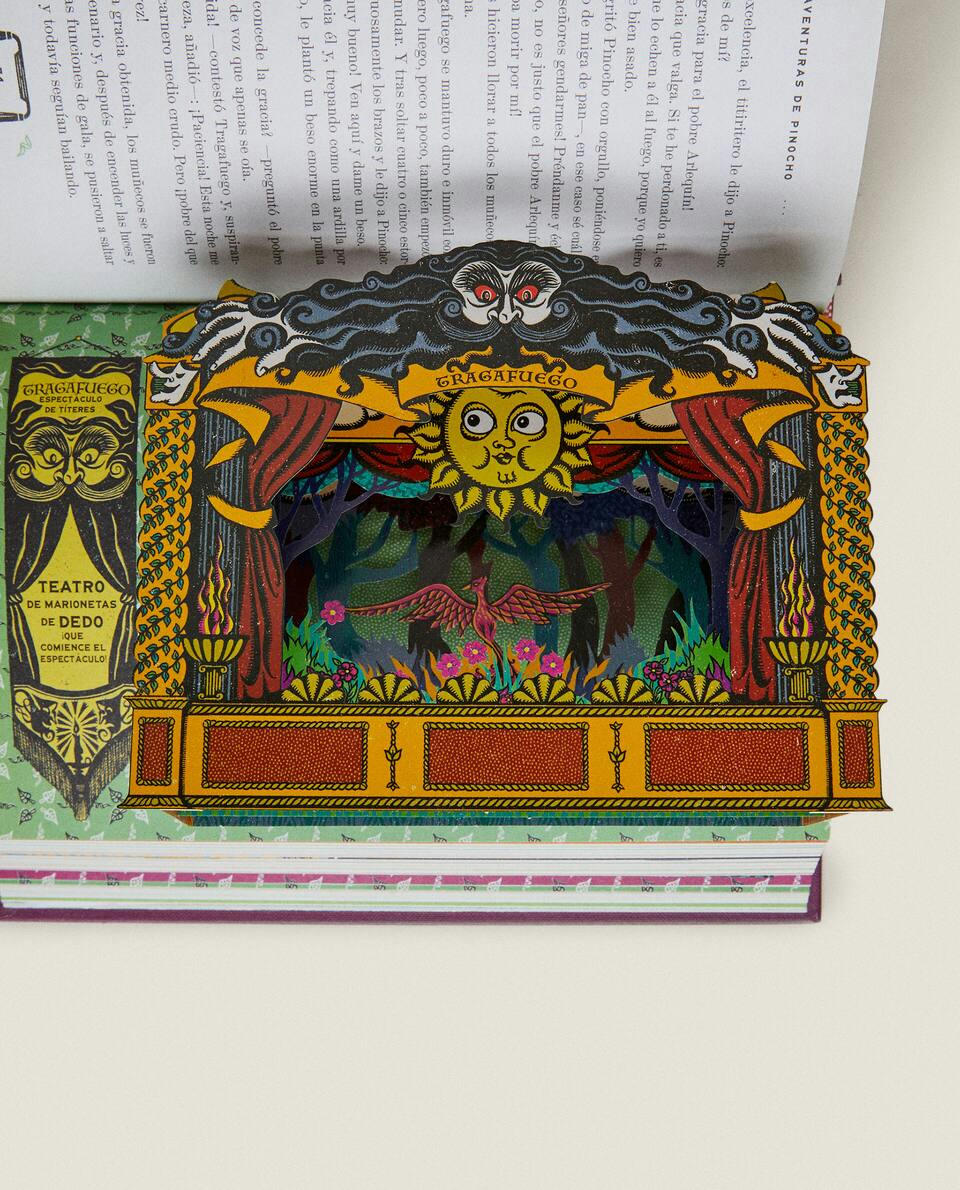 O livro “As Aventuras de Pinóquio”