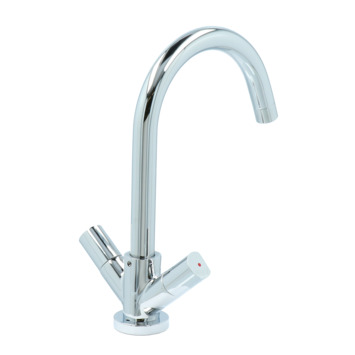 Aqualino Fortore tweeknops keukenkraan chroom