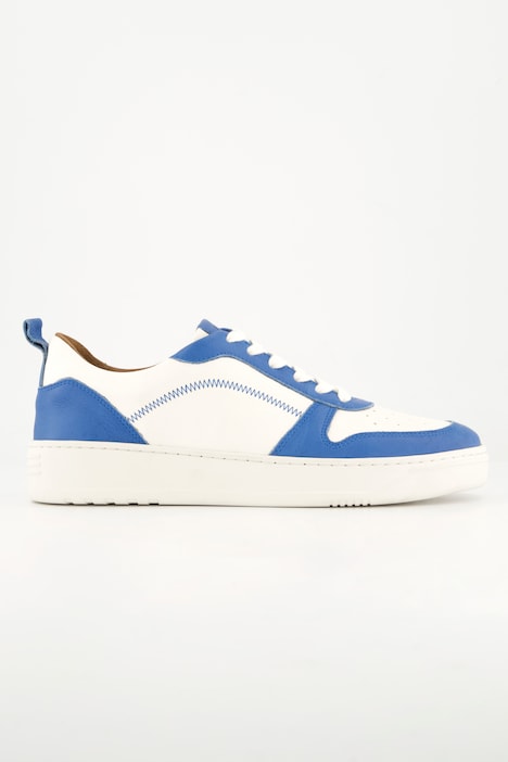 Leder-Sneaker, Farbakzente, Wechselfußbett, Weite H