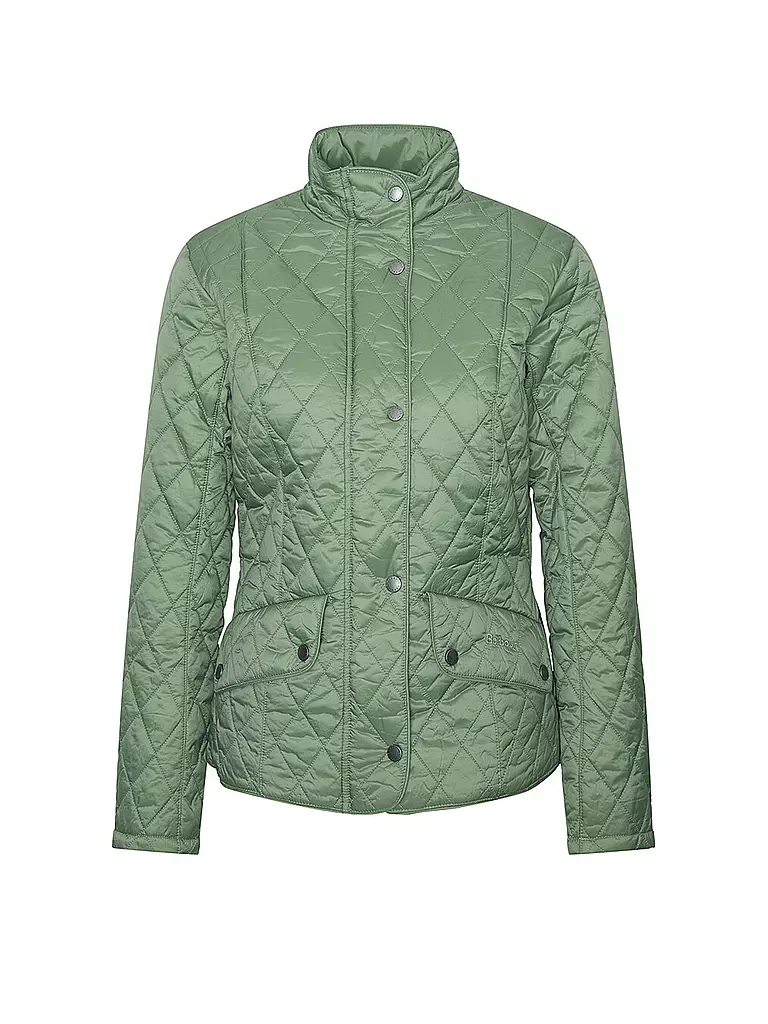 BARBOUR Steppjacke FLYWEIGHT CAVALRY hellgrün