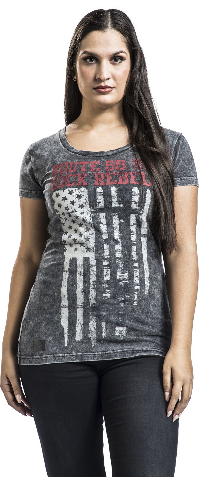 Rock Rebel X Route 66 - T-Shirt | Rock Rebel by EMP T-Shirt Manches courtes