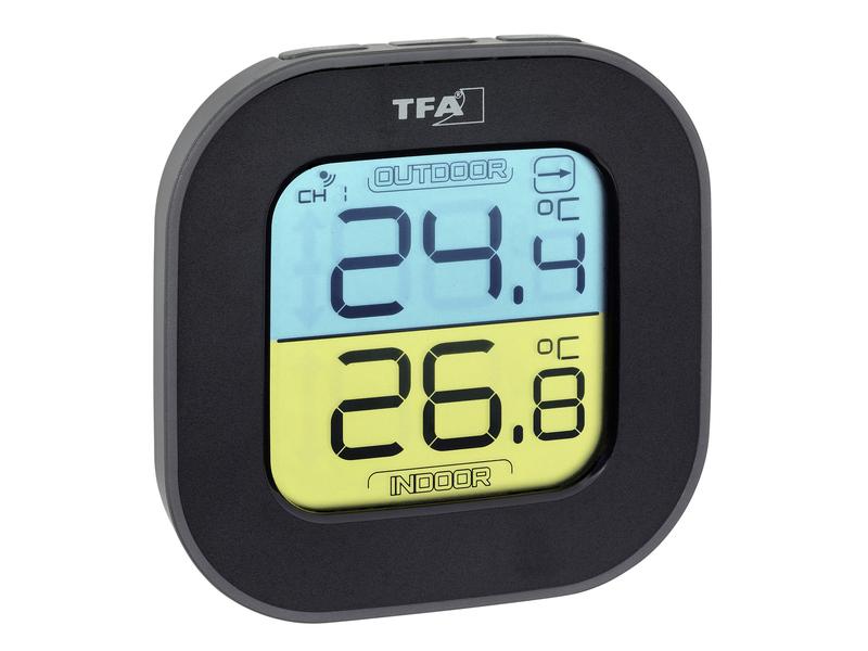 TFA Dostmann Funk-Thermometer Fun Funkthermometer mit Temperatursender 30.3243