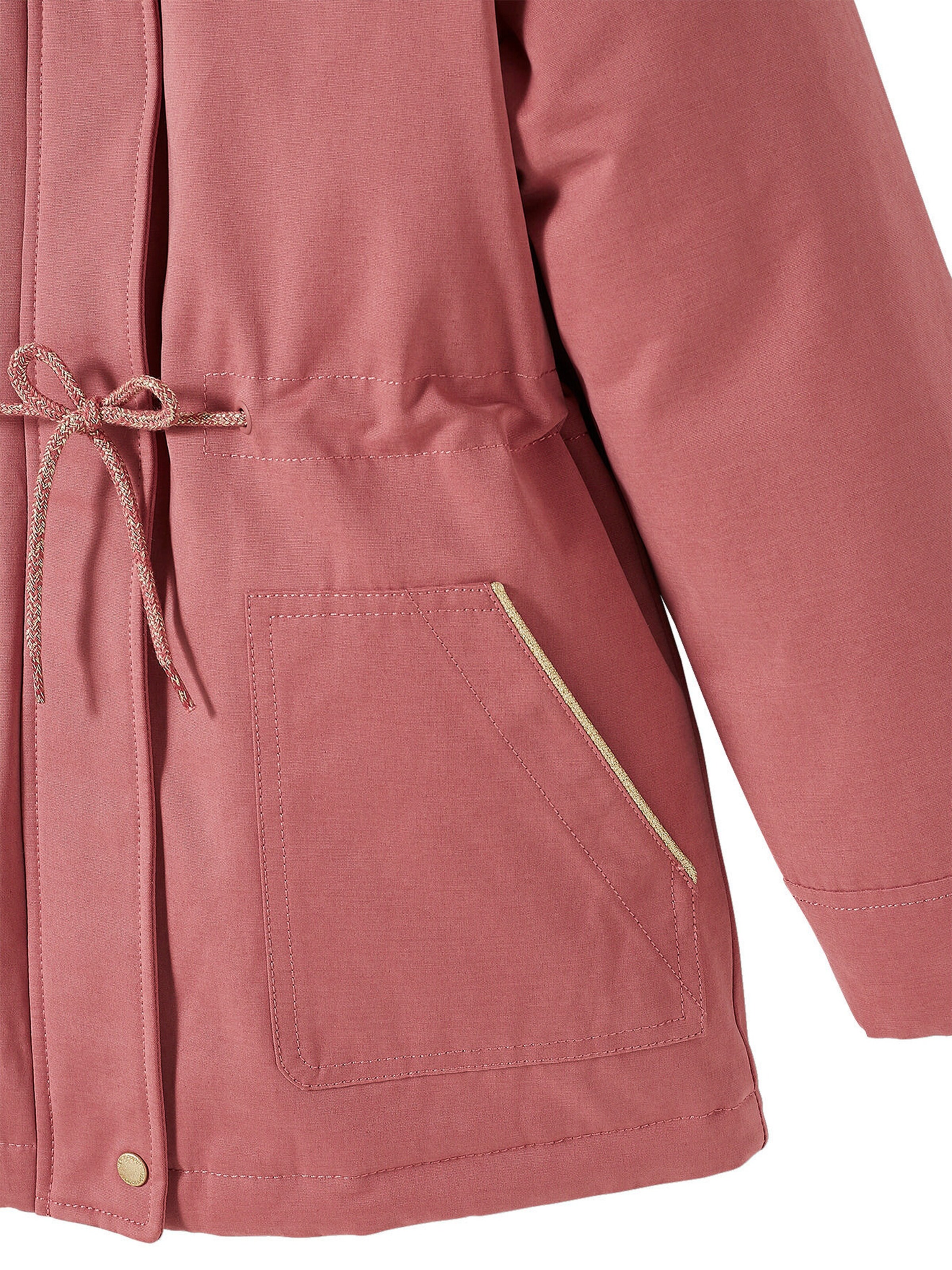 Vertbaudet Mädchen 3-in-1-Winterjacke mit Recycling-Polyester dunkelrosa