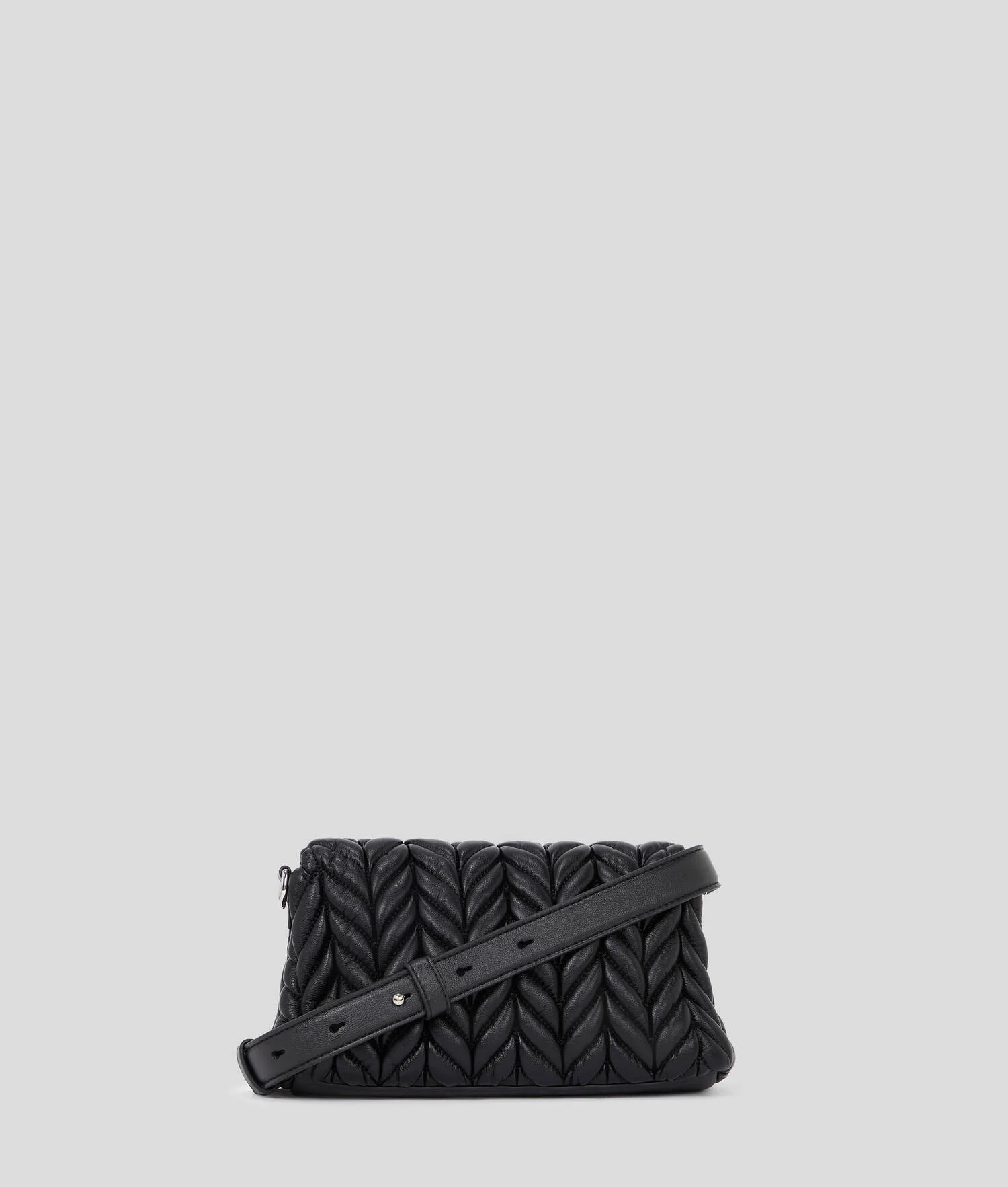 SAC BANDOULIÈRE K/WEAVE - Noir-Nickel