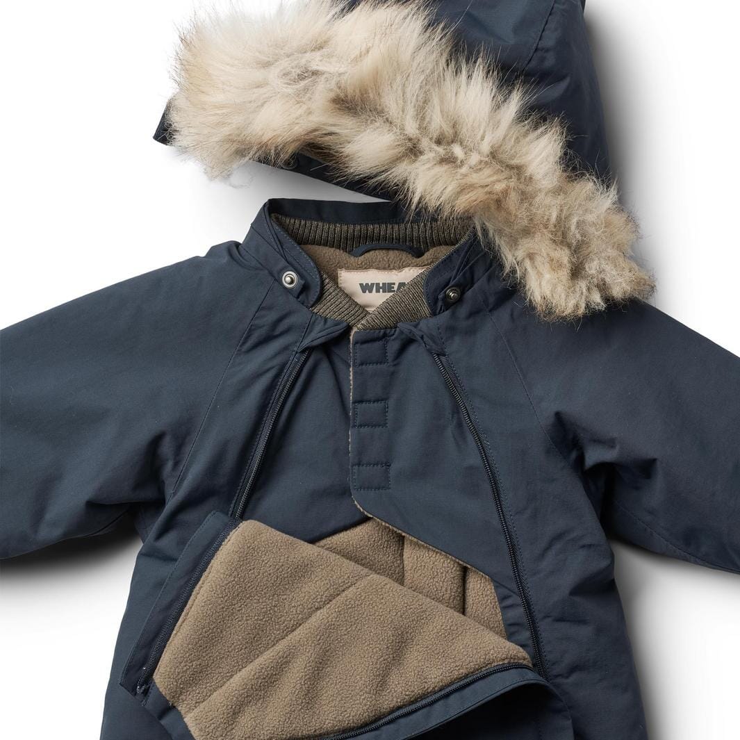 Wheat Snowsuit Nickie Tech 1108 dark blue