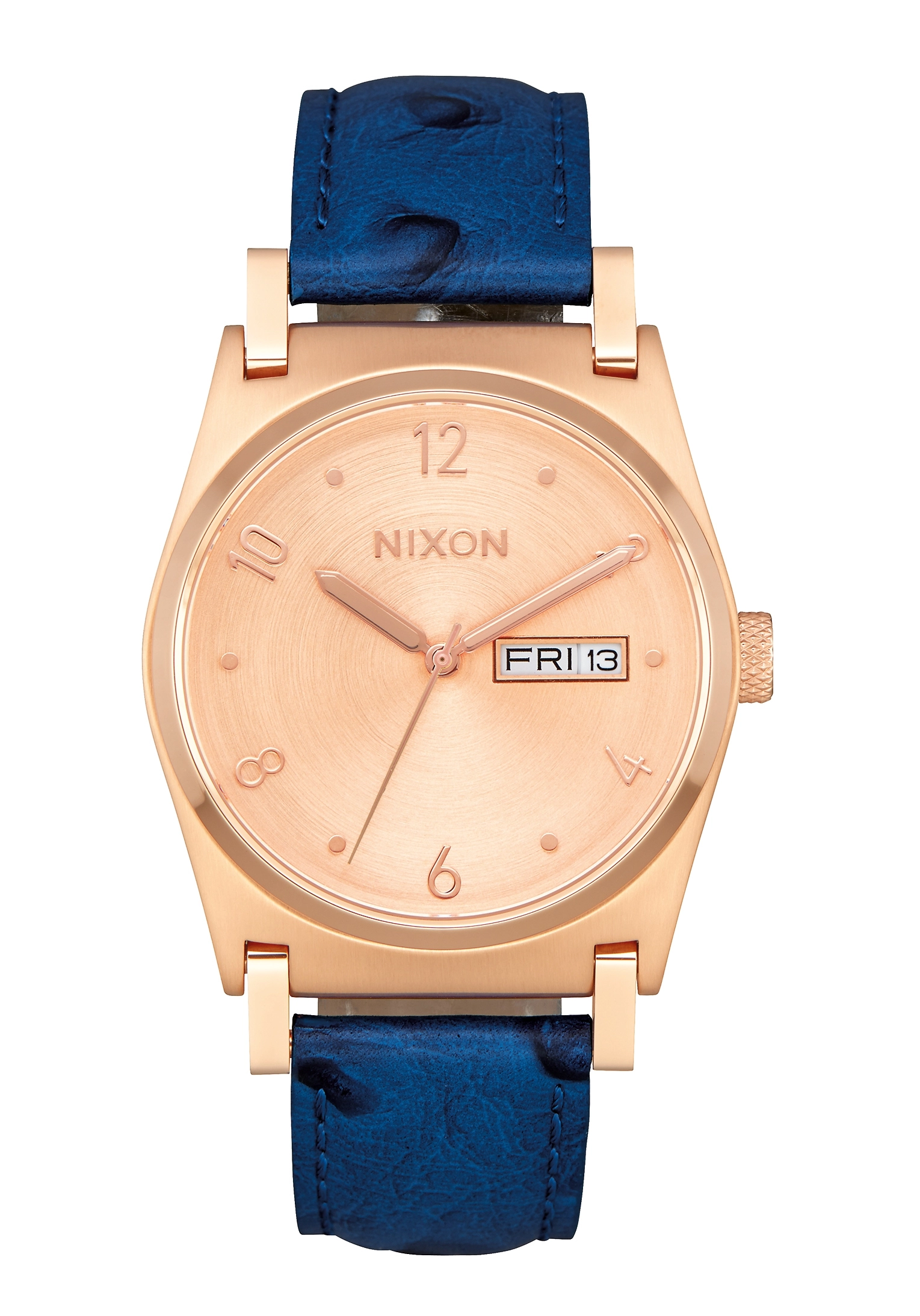 Nixon The Jane Leather Rose Gold / Blue A9552704