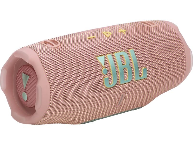 JBL Bluetooth Speaker Charge 6 Pink Tragbarer wasserdichter und stossfester Bluetooth-Lautsprecher