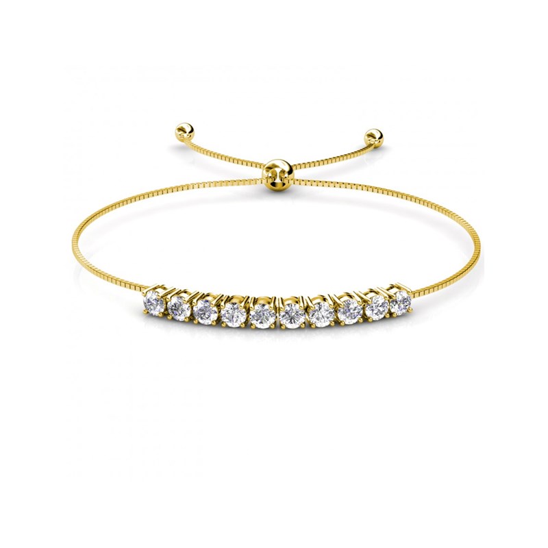 Bracelet Crystal Mia - Doré et Cristal