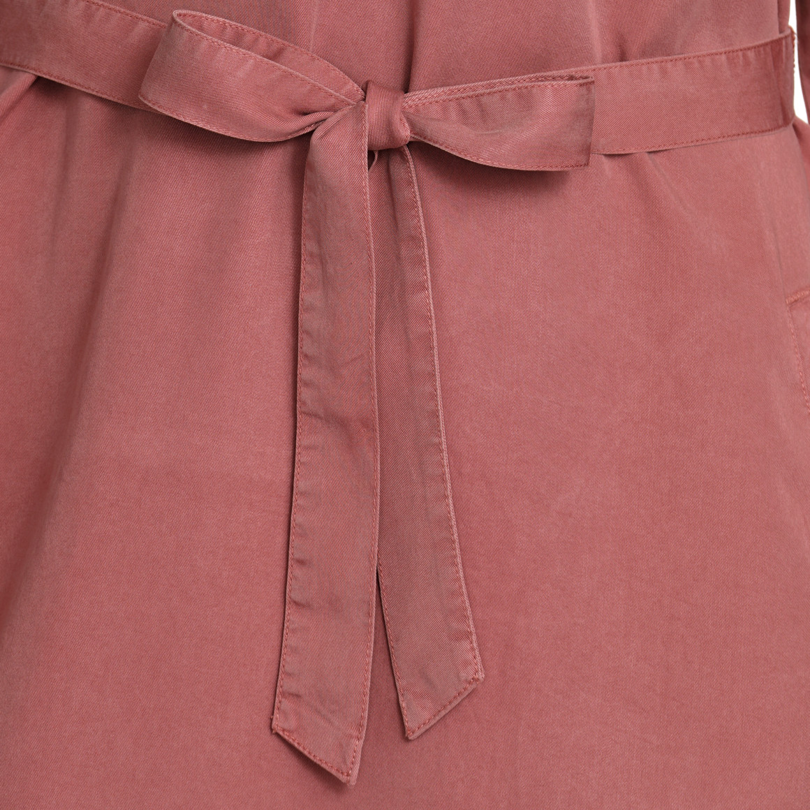 Gina Benotti Damen Kleid mit Bindeband rostrot