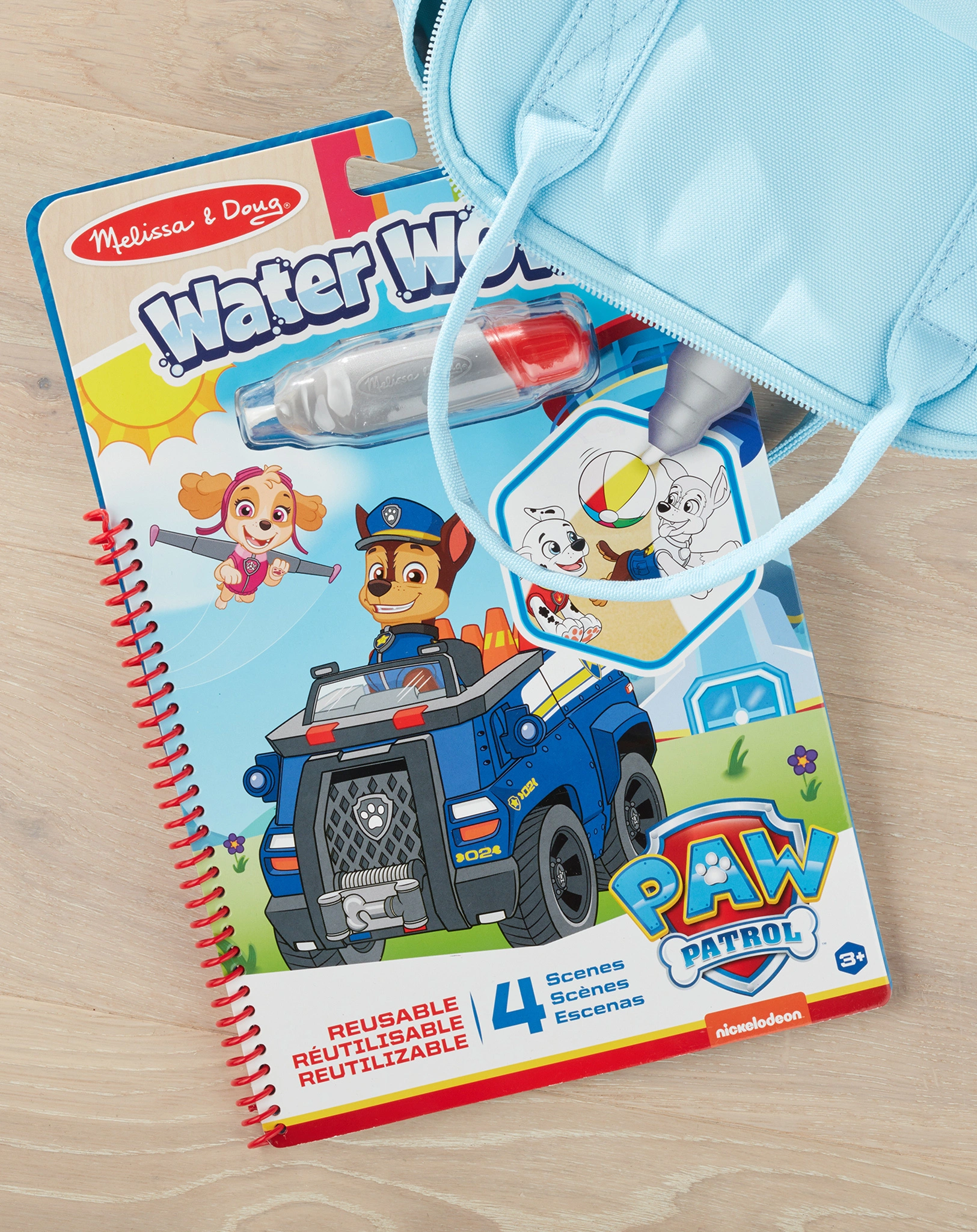 Malblock PAW PATROL - CHASE mit Stift