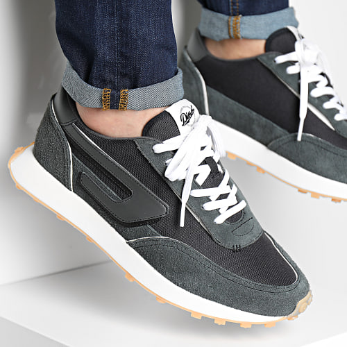 Baskets Racer Y02873 Volcanic Ash Brilliant White