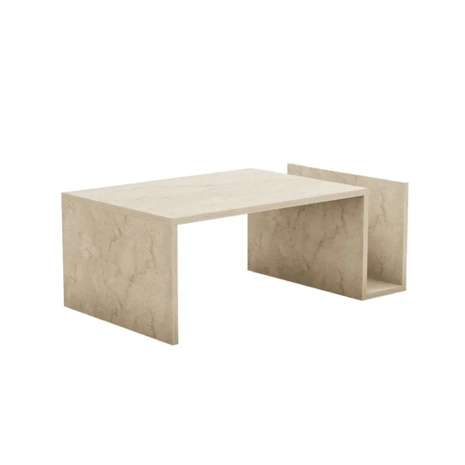 CALICOSY - Salontafel MEMO - Travertijn - 32,4x86,8x50 cm