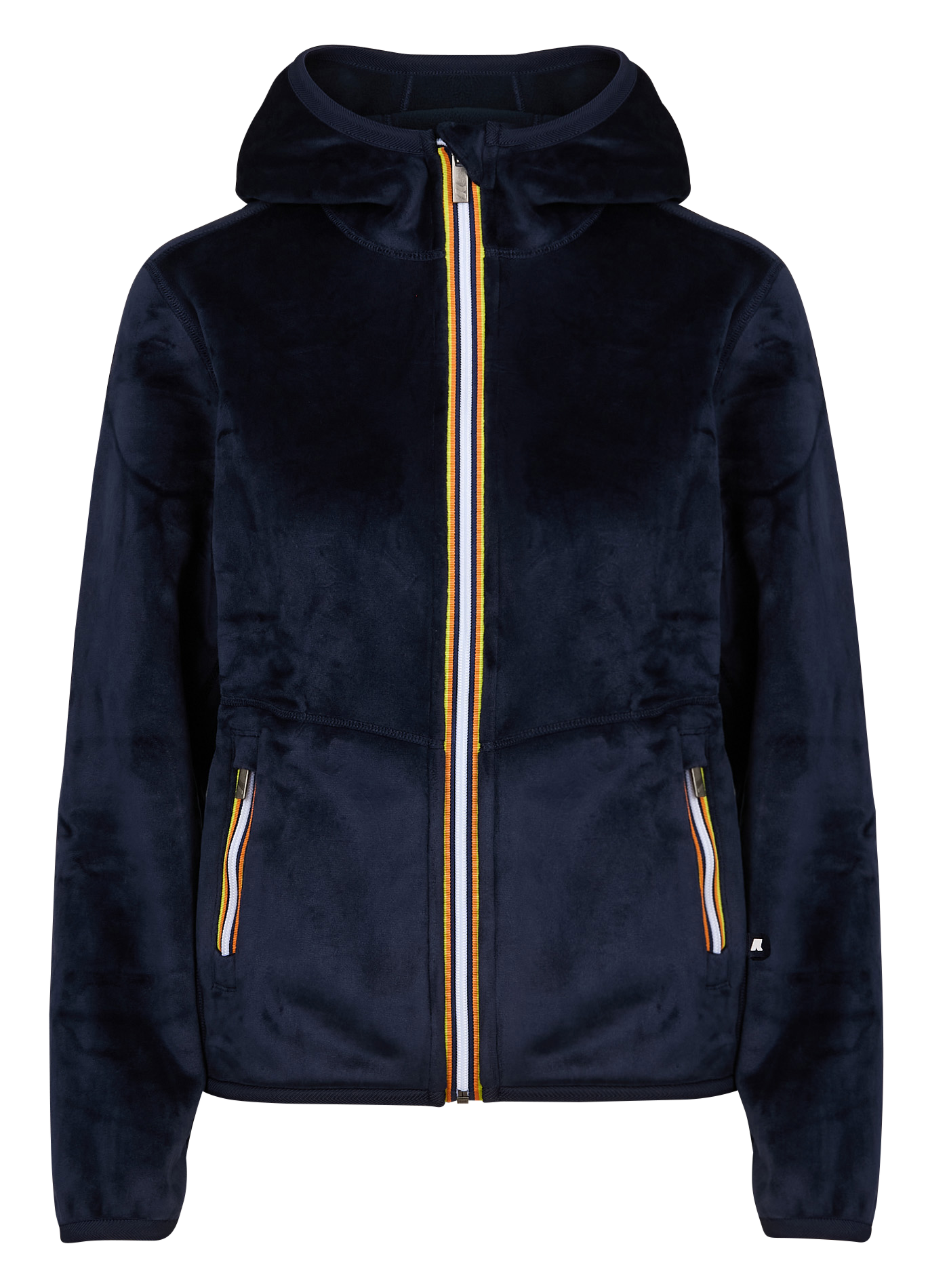 LILY VELOUR POLAR DOUBLE - Veste polaire courte réversible | Bleu