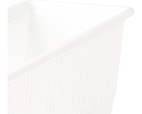 Geli Standard kunststof bloembak, 40x17x14 cm, wit