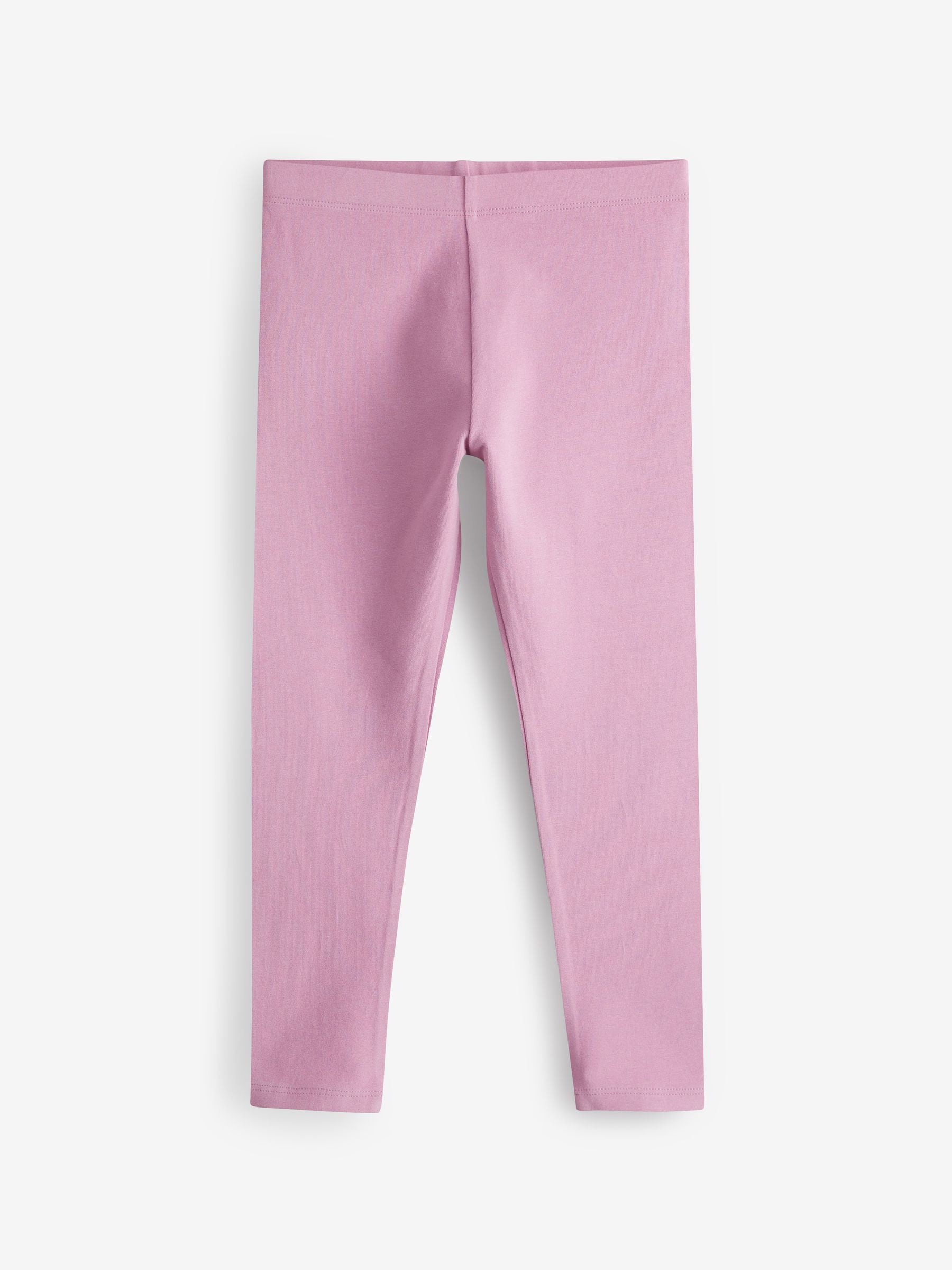 Marineblauw/roze/saliegroen/denimblauw - Verpakking van 5 leggings (3-16 jr)