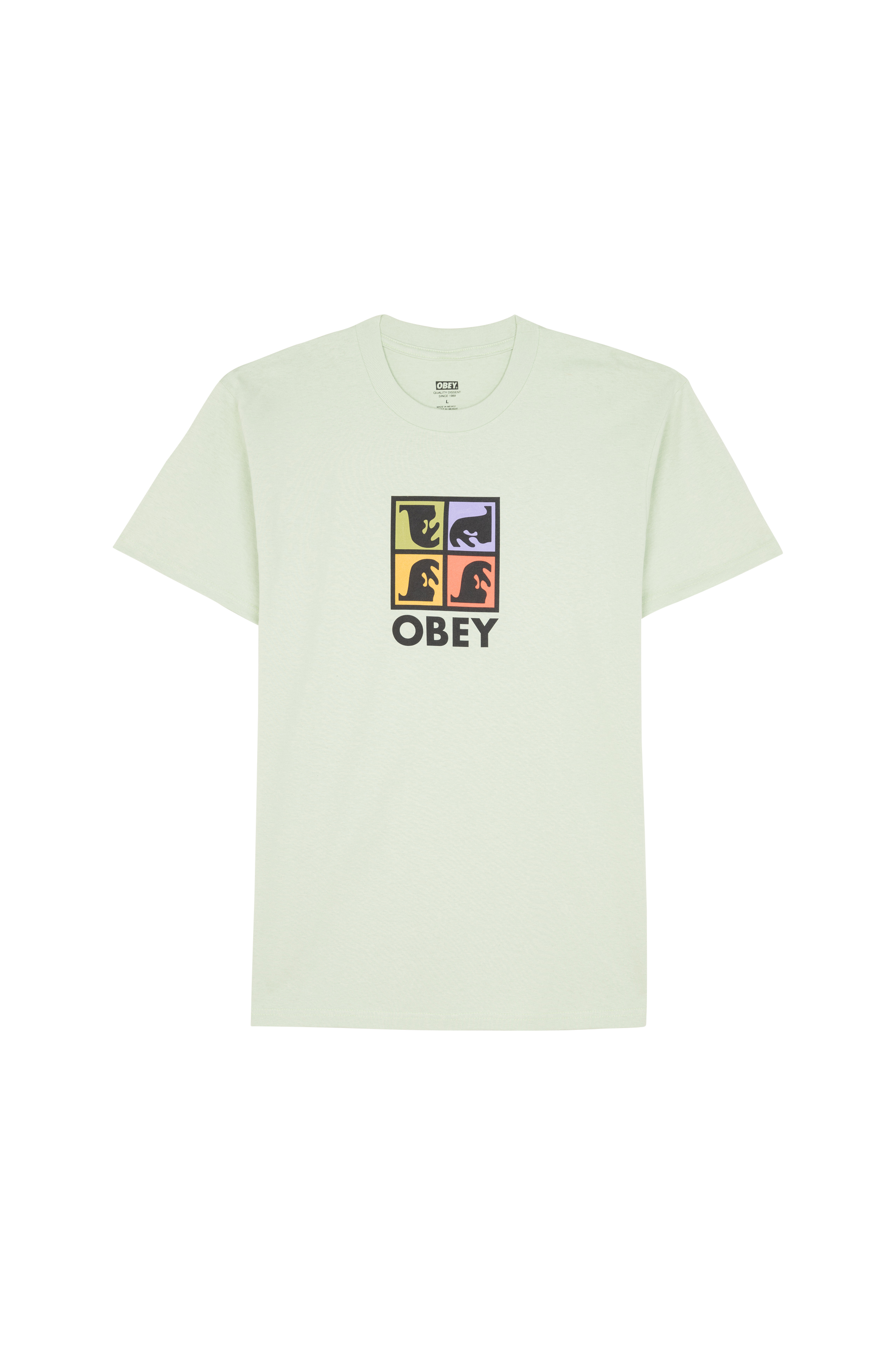 OBEY T-shirt TEES 165263559 REPETITION CUB C Vert