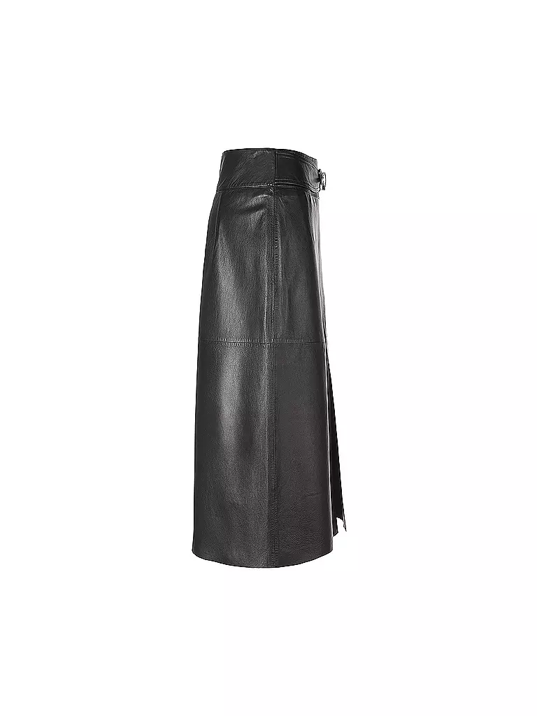 RIANI Lederrock schwarz