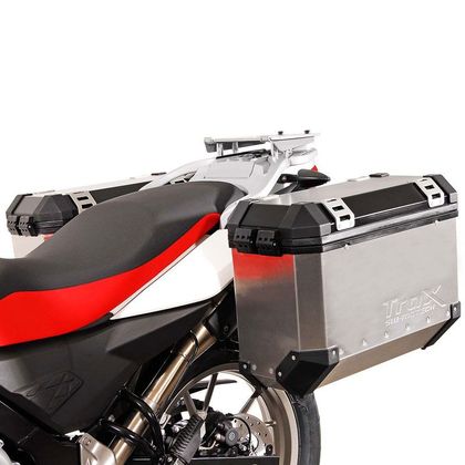 Valise SW-MOTECH KIT COMPLET TRAX ADVENTURE GRIS ANODISE 37/37 L - Gris