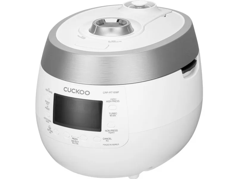 Cuckoo CRP-RT1008F, Hvid, 1,8 L, Aluminium, LED, Knapper, 1,2 m