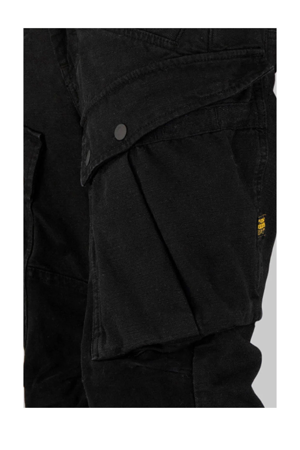 G-STAR relaxed low waist cargo jeans black denim