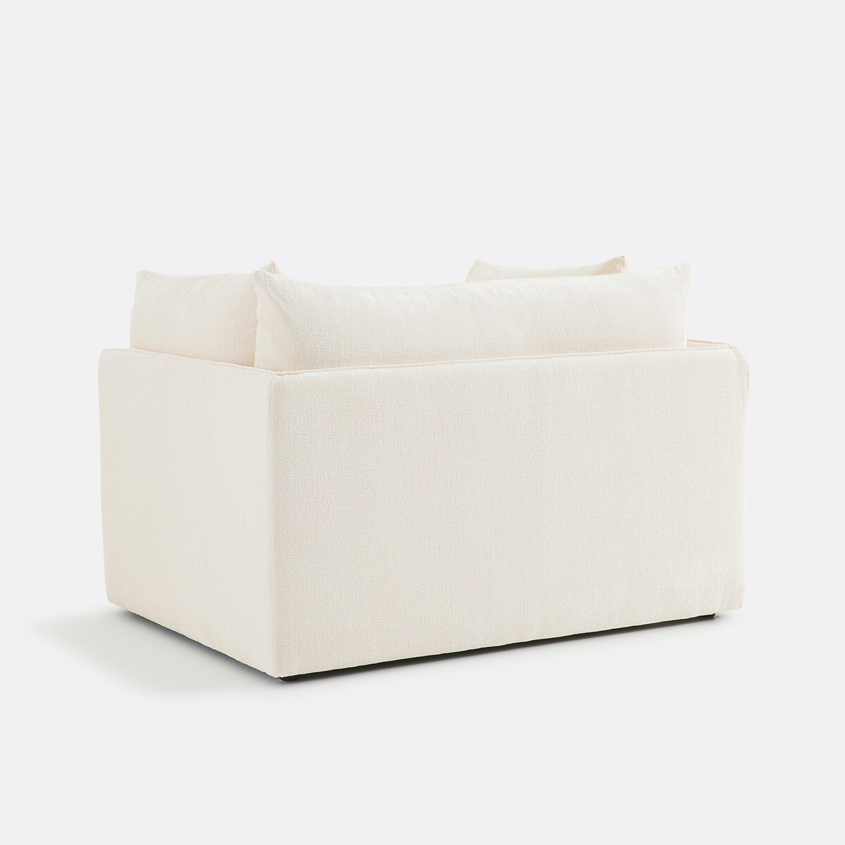 LA REDOUTE INTERIEURS<br>Poltrona XL Malo em fluweel texturizado