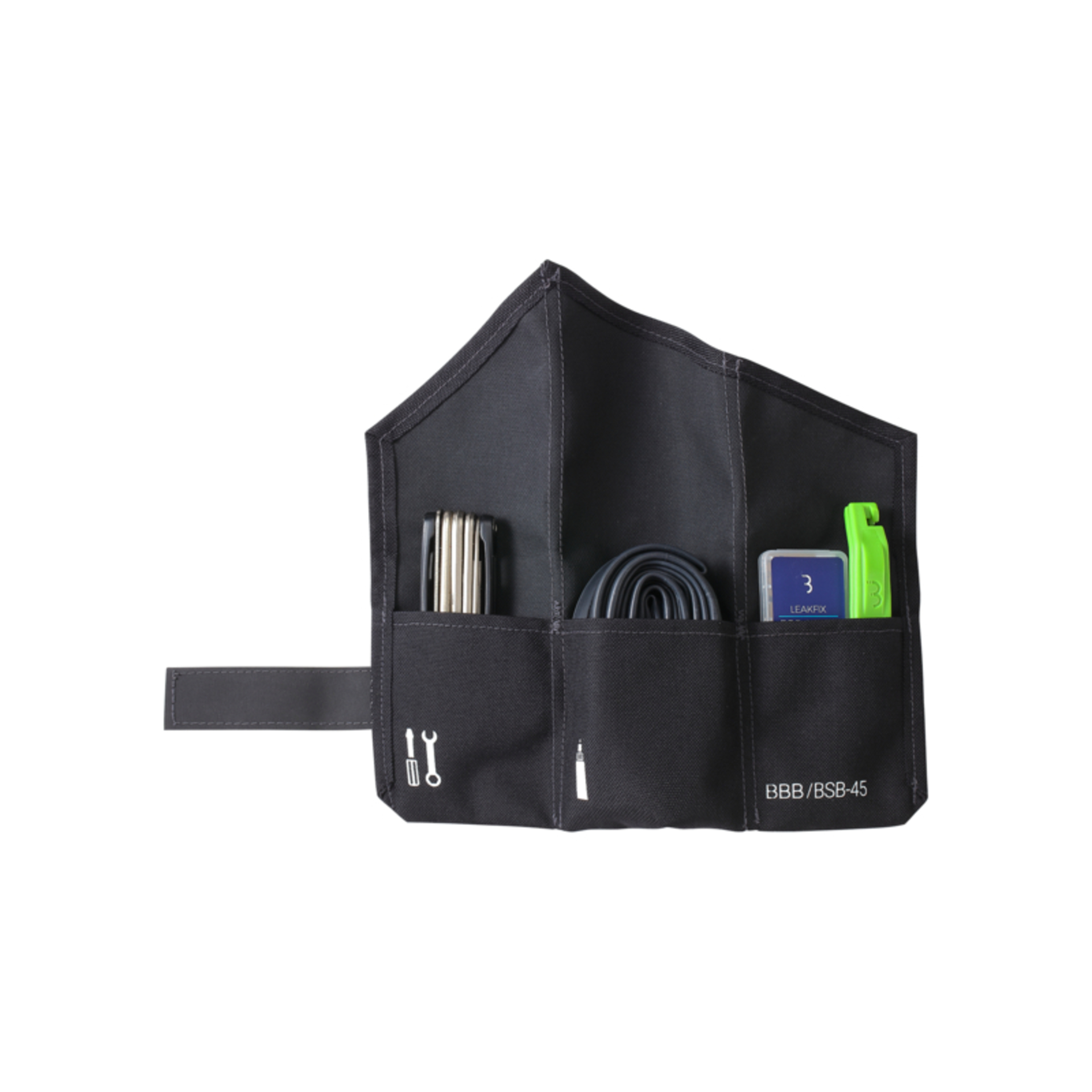 BBB Cycling BSB-59 RollPack CombiSet Zadeltas Zwart