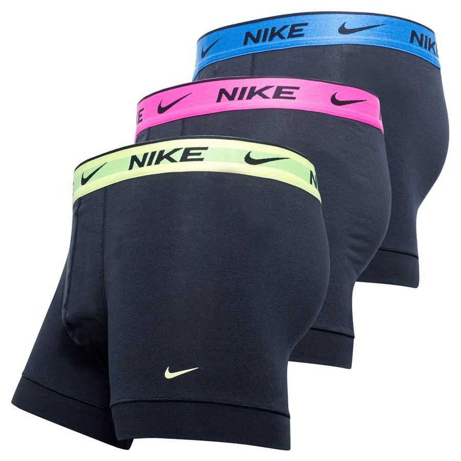 Nike Boxers Pack de 3 - Noir/Fuchsia/Bleu/Jaune Fluo