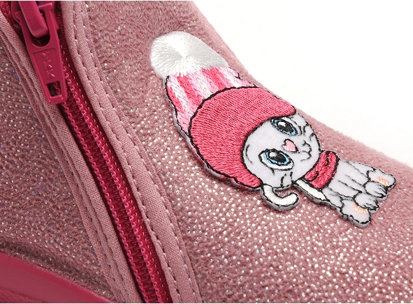 Bopy chaussons bebe abonnet rose