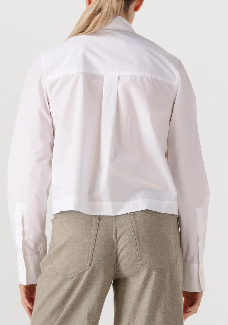witte closed blouses cropped classic shirt