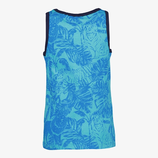 TwoDay jongens singlet blauw met print