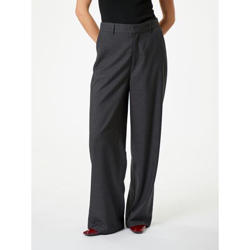 Neo Noir Emmett Pinstripe Bukser, Antracit, 36
