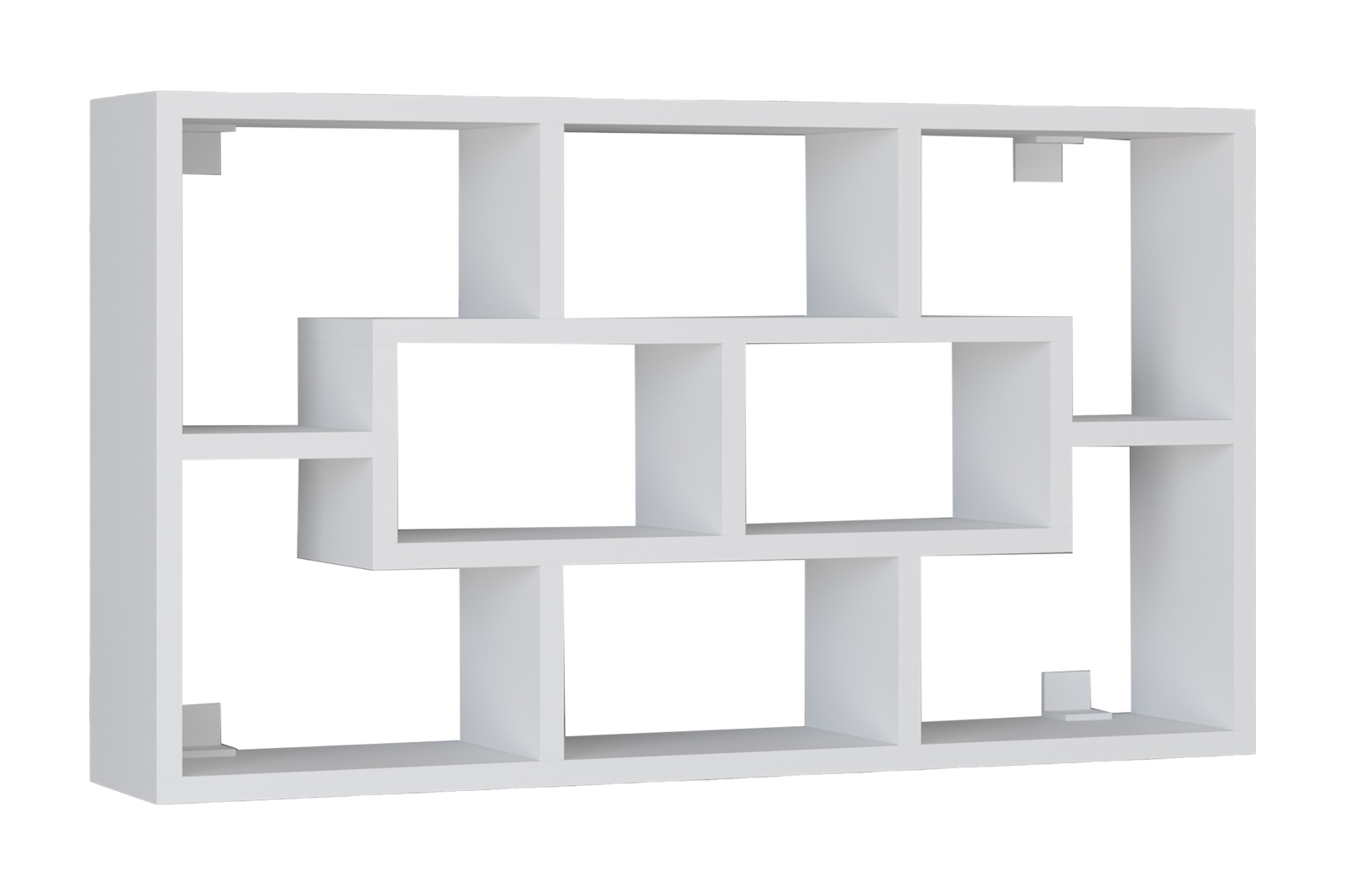Hänge-/ Standregal OPILA - weiß - 48x85x16 cm