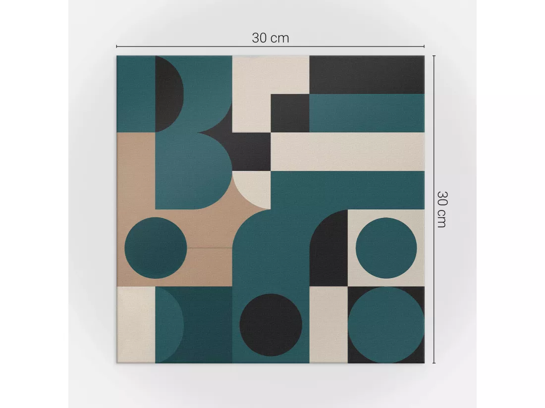 Carreaux autocollants PVC, Carrelage PVC adhésif - 9x30x30 - Formes et formes abstraites