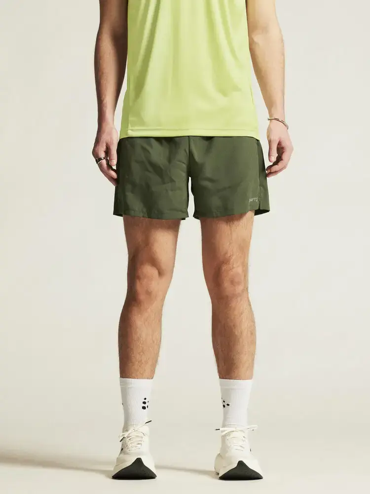 Craft CORE Essence 2 Hardloopbroek Kort Groen Heren