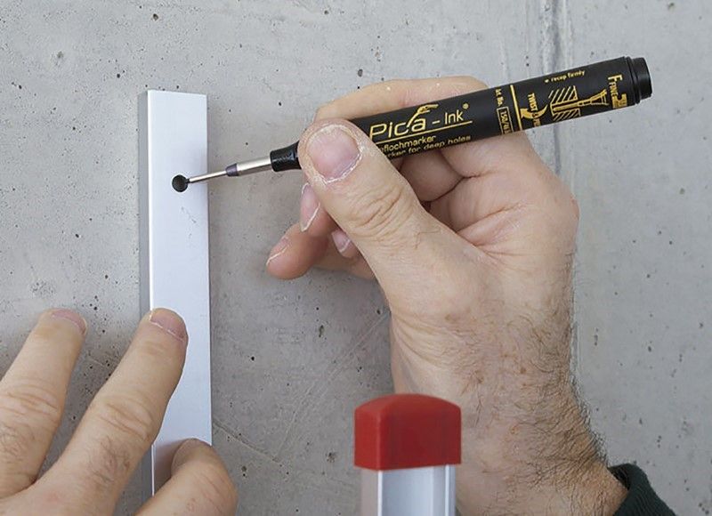 Pica 150/41 Markeerstift voor diepe gaten blauw