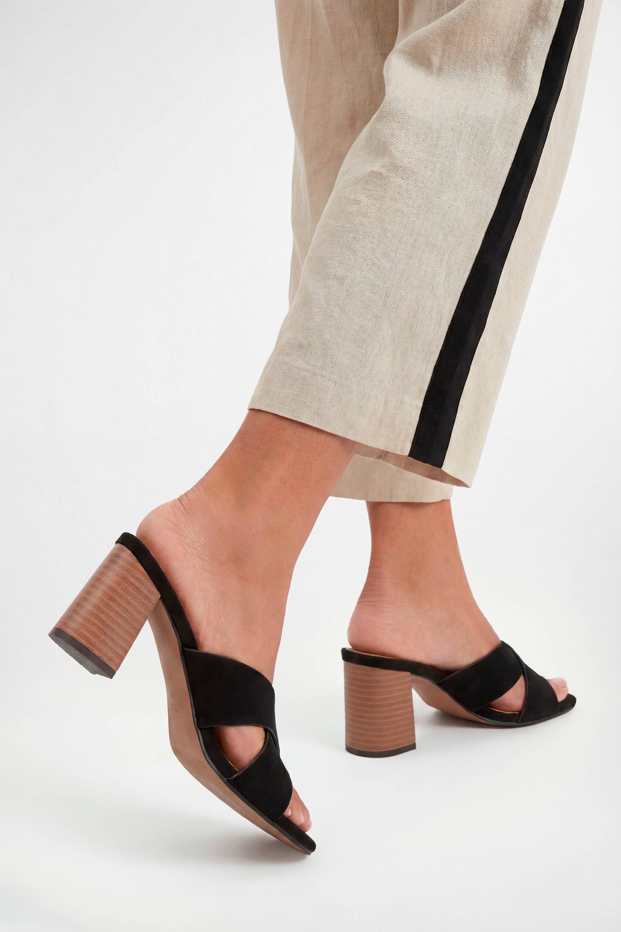 Wallis Mules À Brides Croisées En Synthétique Beau