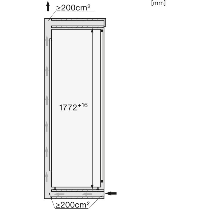 Miele Einbau-Kühlschrank K 7733 E