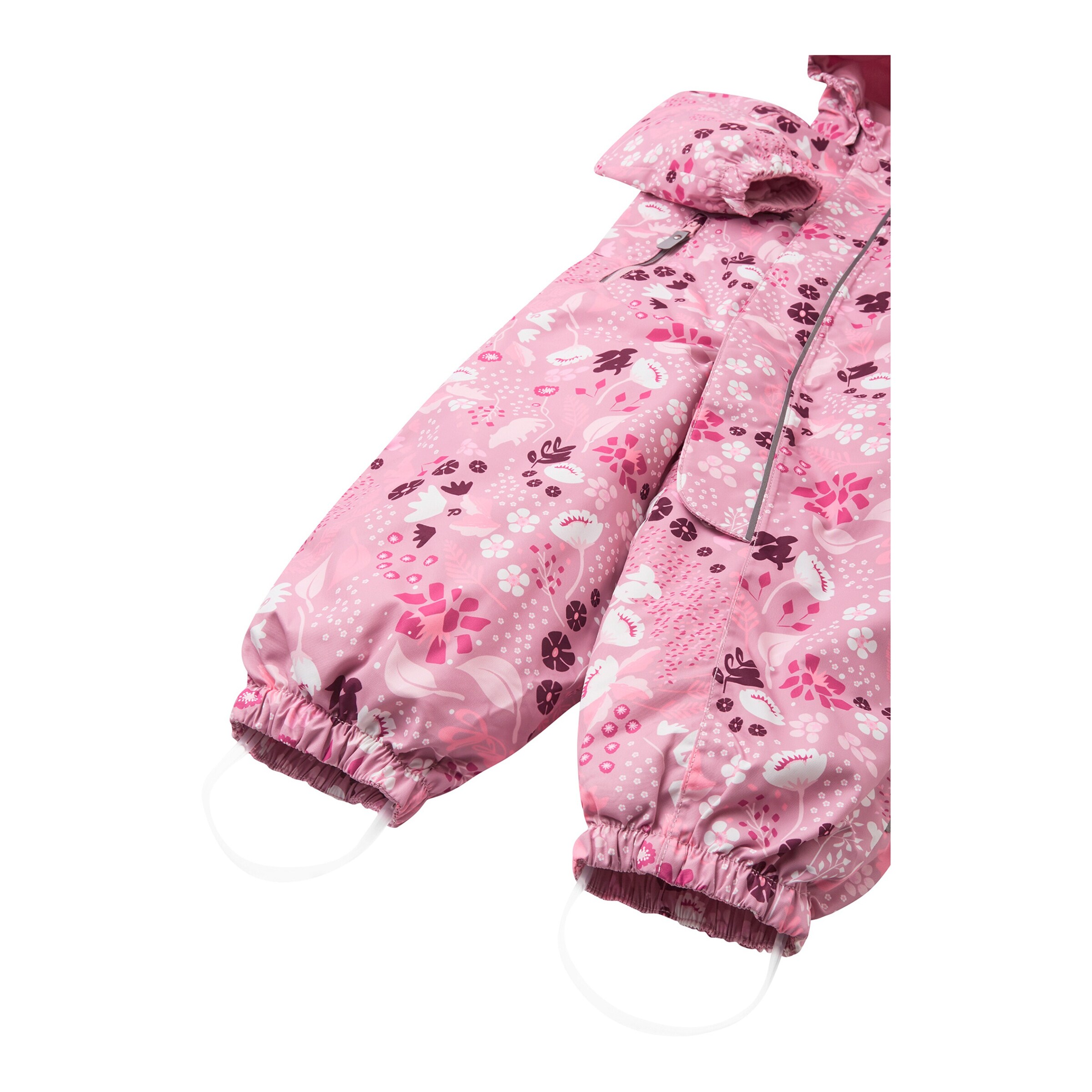 Reima Schneeoverall mit Kapuze rosa/lila