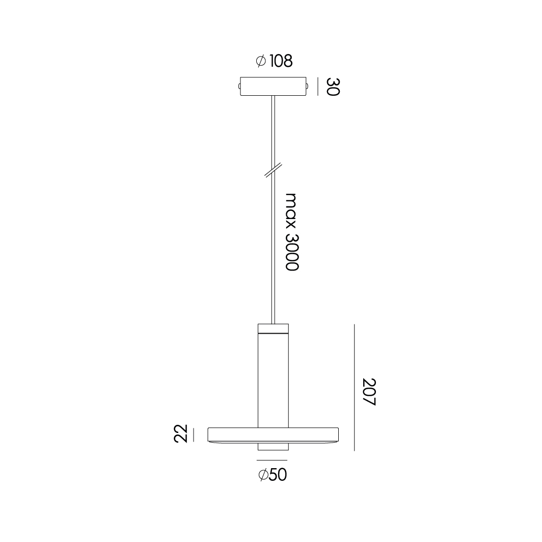 UC_Plafondlamp Beads ∅10,8  cm black